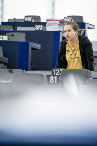 Fotografija 4: EP plenary session- VOTES followed by explanations of votes- Explanation of votes