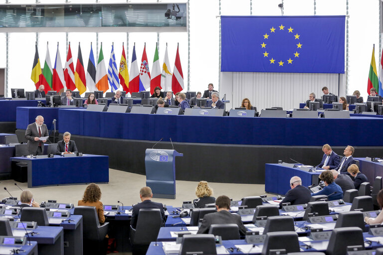 Fotagrafa 11: EP plenary session. Debate on Conclusions of the European Council meeting of 17 and 18 October 2018