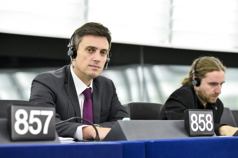 Foto 4: Catalin Sorin IVAN in the EP in Strasbourg