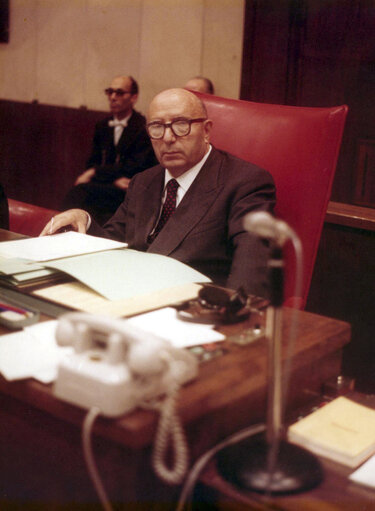 Various portraits of Mario SCELBA in 1969