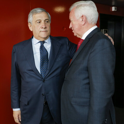 Antonio TAJANI - EP President meets with Boguslaw LIBERADZKI
