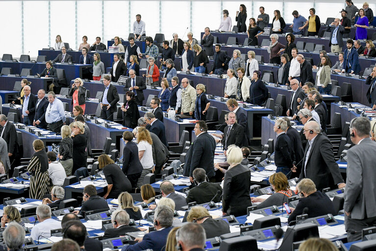 Fotografija 20: EP plenary session- VOTES followed by explanations of votes