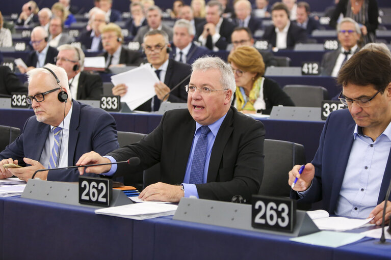Markus FERBER in the EP in Strasbourg