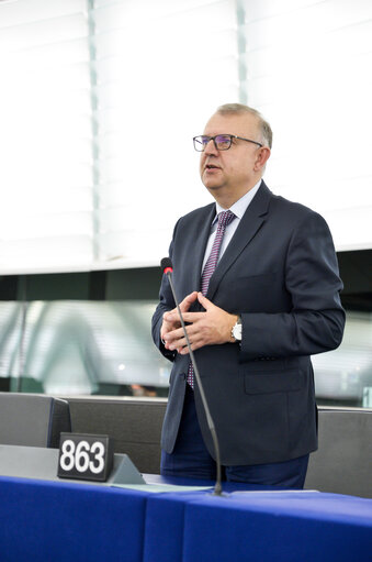 Foto 8: EP plenary session - Conclusions of the European Council meeting of 17 and 18 October 2018