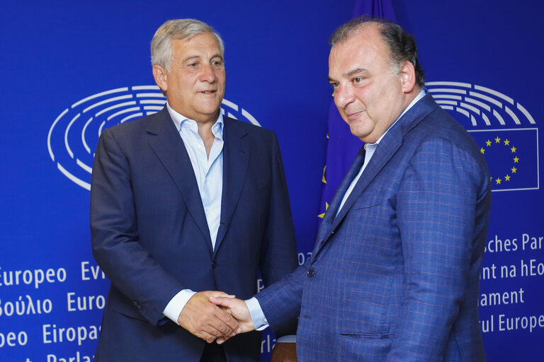 Antonio TAJANI - EP President meets with mayor of Avezzano