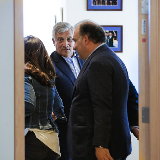 Antonio TAJANI - EP President meets with mayor of Avezzano