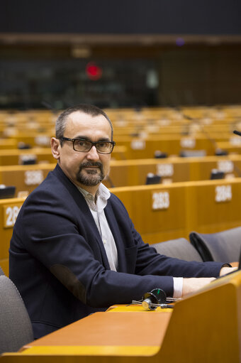 Pavel POC in the EP in Brussels