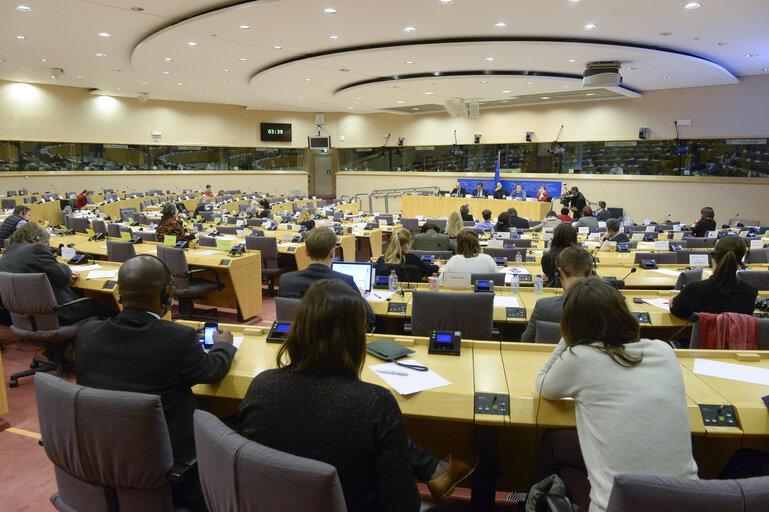 Fotografija 2: EYE hearing in LIBE Committee Meeting