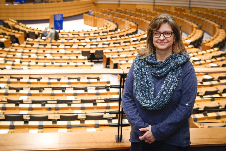 Foto 2: MEP Paloma LOPEZ BERMEJO at the European Parliament in Brussels