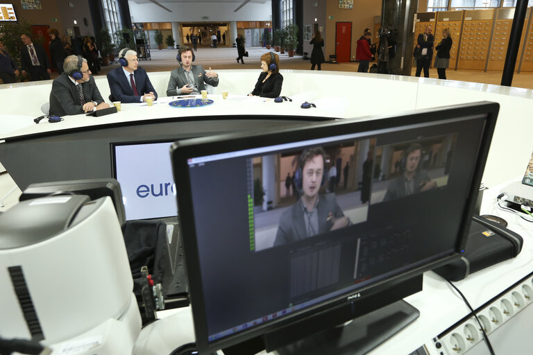 Foto 13: Euranet Citizens Corner Debate