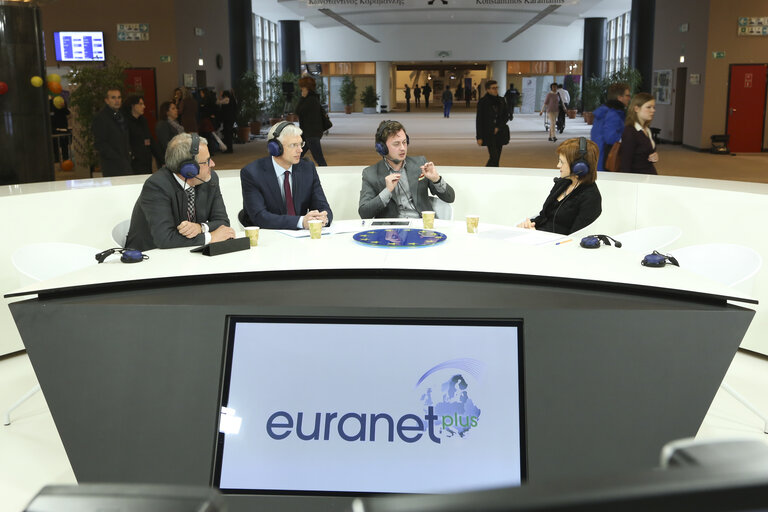 Foto 12: Euranet Citizens Corner Debate