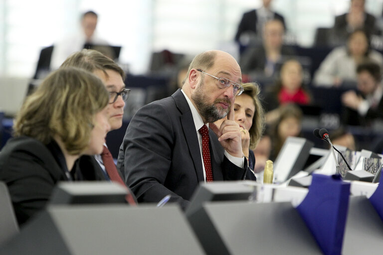 Fotografija 8: Plenary session in Strasbourg - Week 3 2015 - Programme of activities of the Latvian Presidency  Council and Commission statements