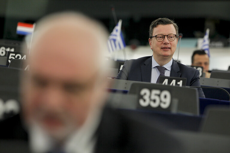 Photo 6: Edouard FERRAND in Plenary  session week 03 2015 in Strasbourg