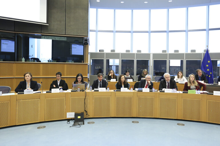 Photo 3: JURI Committee public hearing : Protecting trade secrets