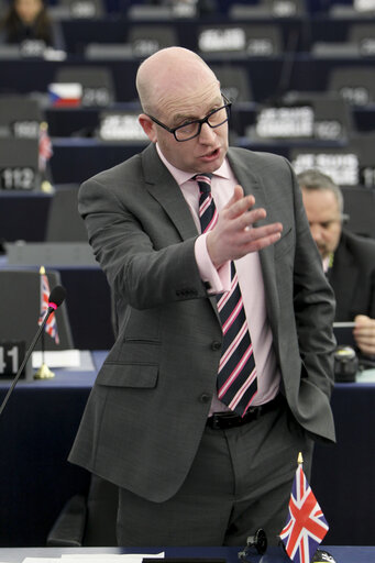 Fotografija 16: Plenary session in Strasbourg - Week 3 2015 - Programme of activities of the Latvian Presidency  Council and Commission statements