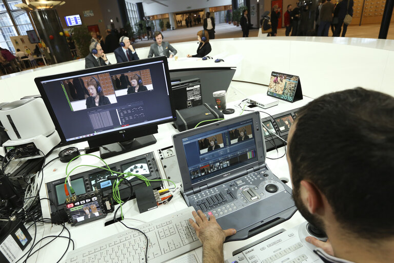 Foto 11: Euranet Citizens Corner Debate