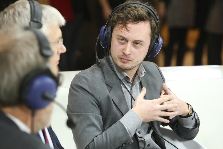 Foto 10: Euranet Citizens Corner Debate