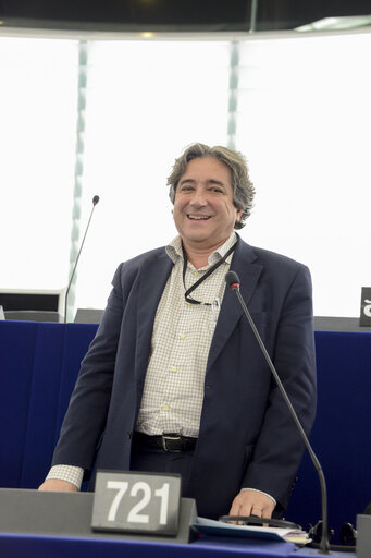 Photo 5 : Ricardo SERRAO SANTOS in Plenary session week 03 2015 in Strasbourg