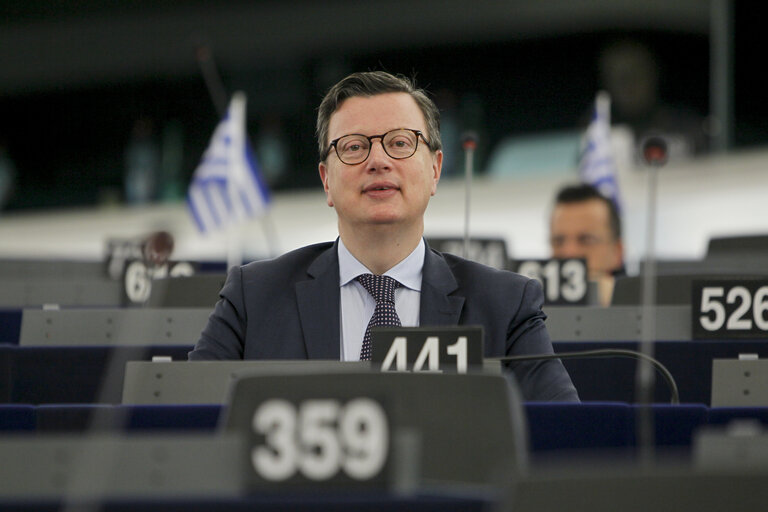 Photo 10: Edouard FERRAND in Plenary  session week 03 2015 in Strasbourg