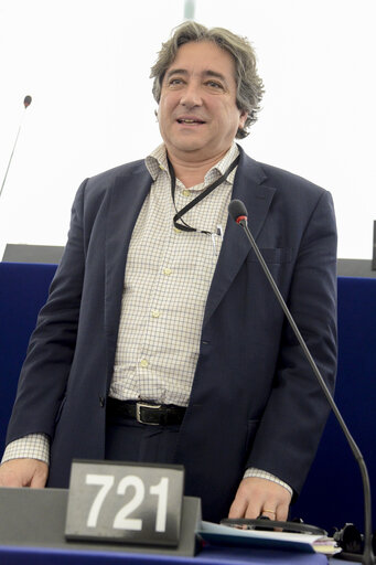 Photo 6 : Ricardo SERRAO SANTOS in Plenary session week 03 2015 in Strasbourg