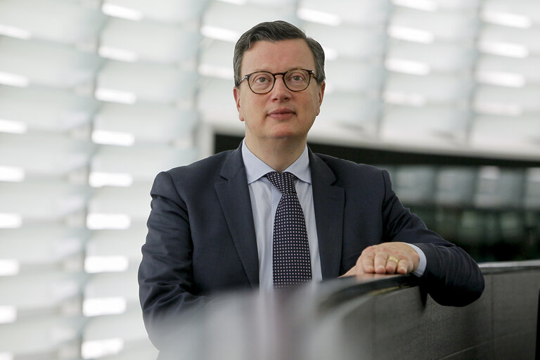 Photo 13 : Edouard FERRAND in Plenary  session week 03 2015 in Strasbourg