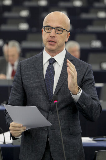 Fotografija 43: Plenary session in Strasbourg - Week 3 2015 - Programme of activities of the Latvian Presidency  Council and Commission statements