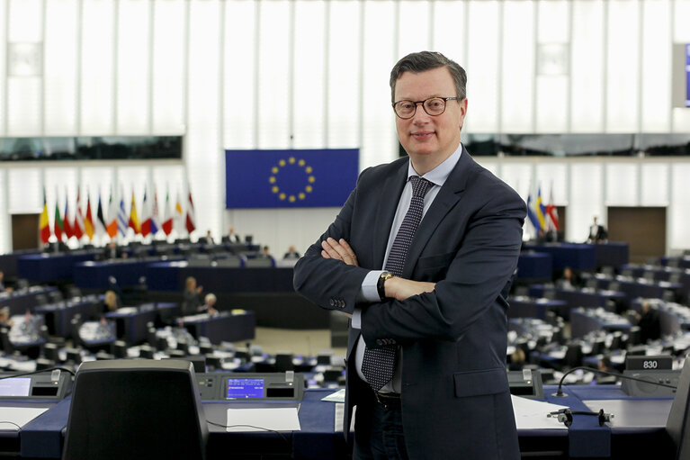 Photo 21: Edouard FERRAND in Plenary  session week 03 2015 in Strasbourg