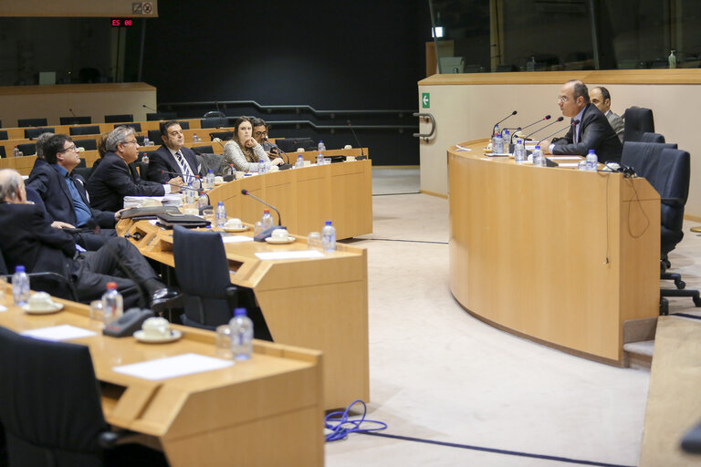 Fotogrāfija 11: Visit of the Spanish Parliament at the European Parliament in Brussels