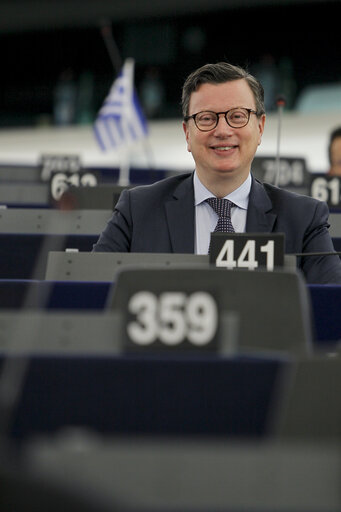 Edouard FERRAND in Plenary  session week 03 2015 in Strasbourg