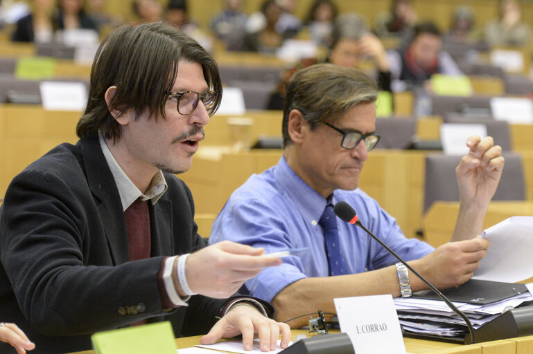 Fotografia 13: EYE hearing in LIBE Committee Meeting