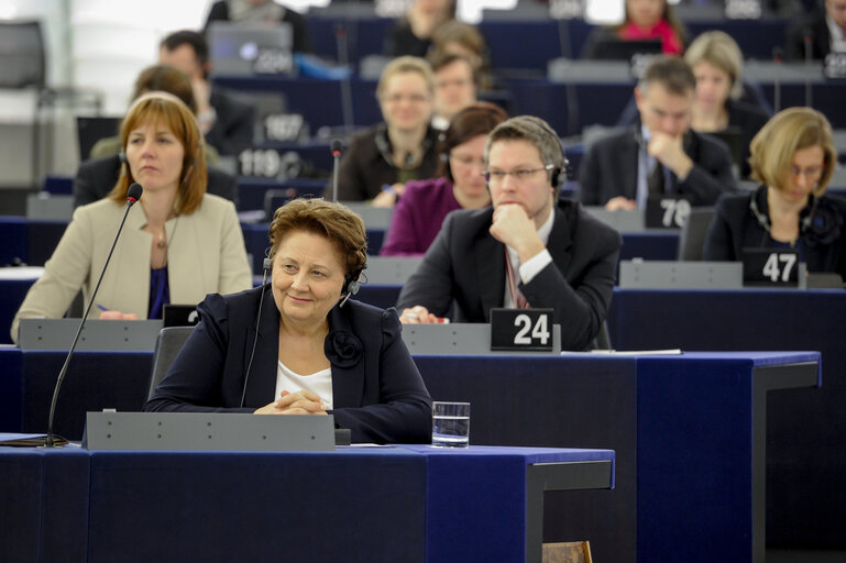 Fotografija 4: Latvian Presidency - Plenary session week 03 2015 ' Programme of the Latvian Presidency '