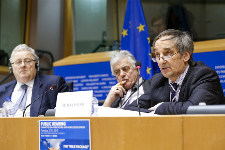 Foto 6: AGRI Committee meeting: Hearing on  The milk package and the prospects for the dairy sector