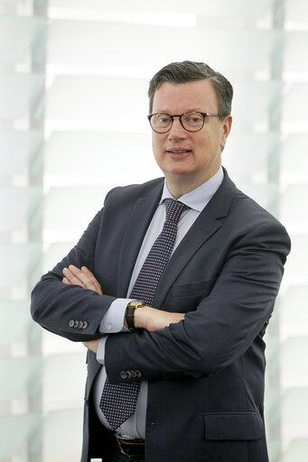 Photo 1 : Edouard FERRAND in Plenary  session week 03 2015 in Strasbourg