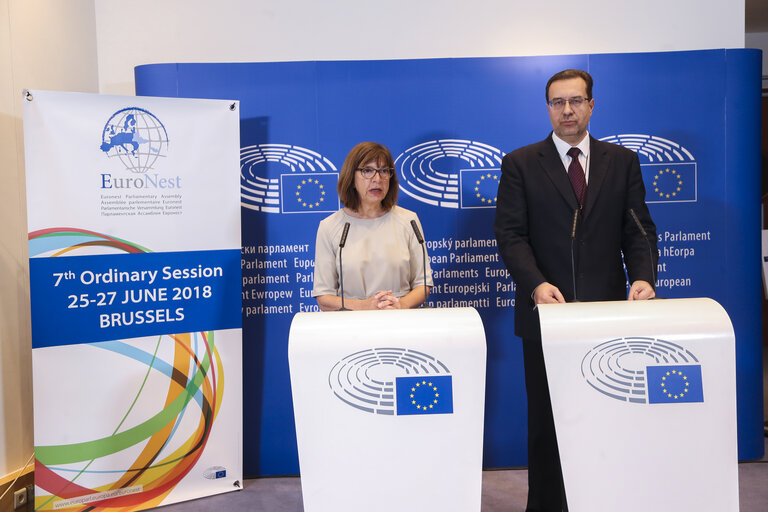 Fotografija 10: 7th Ordinary Euronest Parliamentary Assembly - - Press point