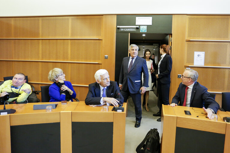 Antonio TAJANI - EP President meets with the Polish delegation of the EPP