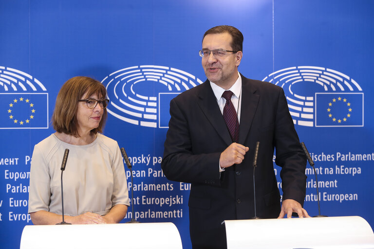 Fotografi 4: 7th Ordinary Euronest Parliamentary Assembly - - Press point