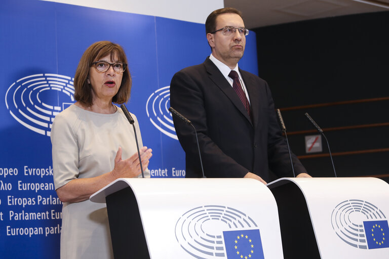 Fotografi 8: 7th Ordinary Euronest Parliamentary Assembly - - Press point