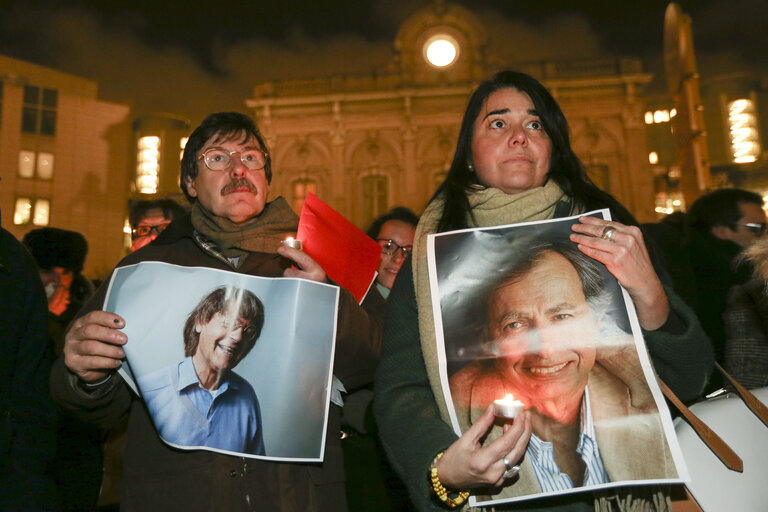 Photo 10: Tribute demonstration for the victims of the attack against Charlie Hebdo