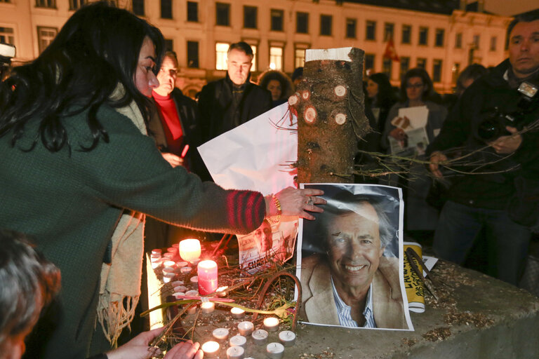 Photo 7: Tribute demonstration for the victims of the attack against Charlie Hebdo