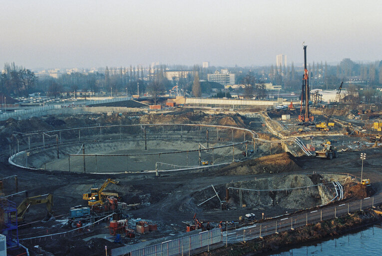 Photo 2 : Construction site of the LOW building in Strasbourg