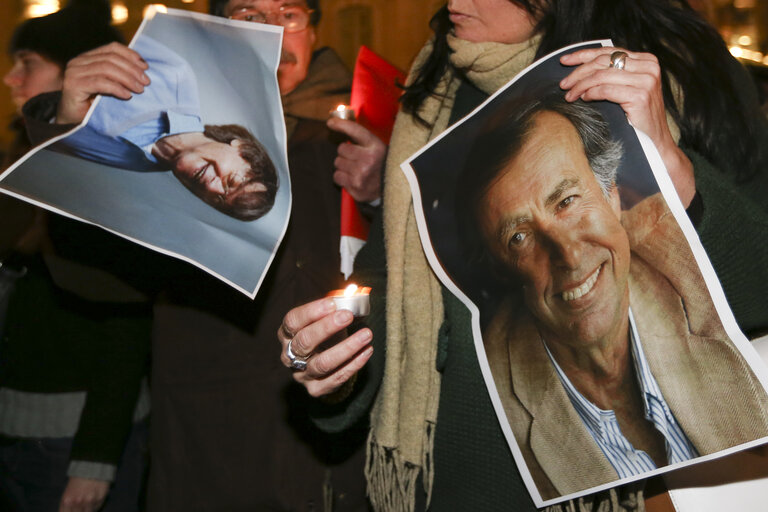 Photo 9: Tribute demonstration for the victims of the attack against Charlie Hebdo