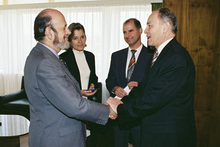 EP President receives a diploma of the Kolping Werk Union
