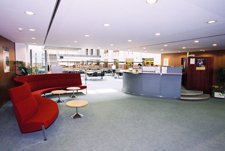 Library at the European Parliament in  Brussels