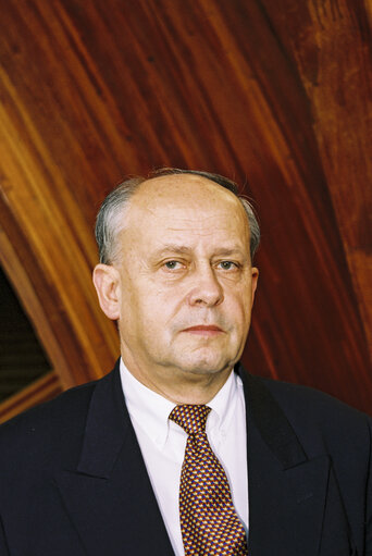 Photo 2: Portrait of Mep Konrad SCHWAIGER at the European Parliament in Strasbourg