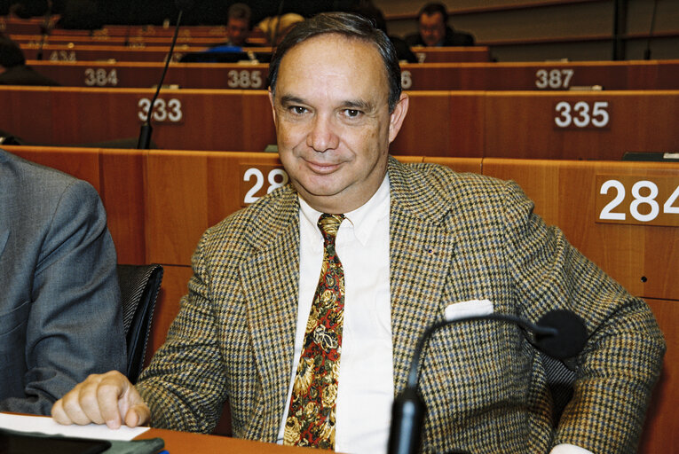 Valokuva 2: Fernando FERNANDEZ MARTIN in Plenary session at Brussels