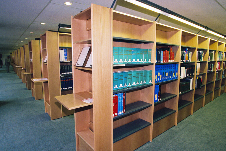 Library at the European Parliament in  Brussels