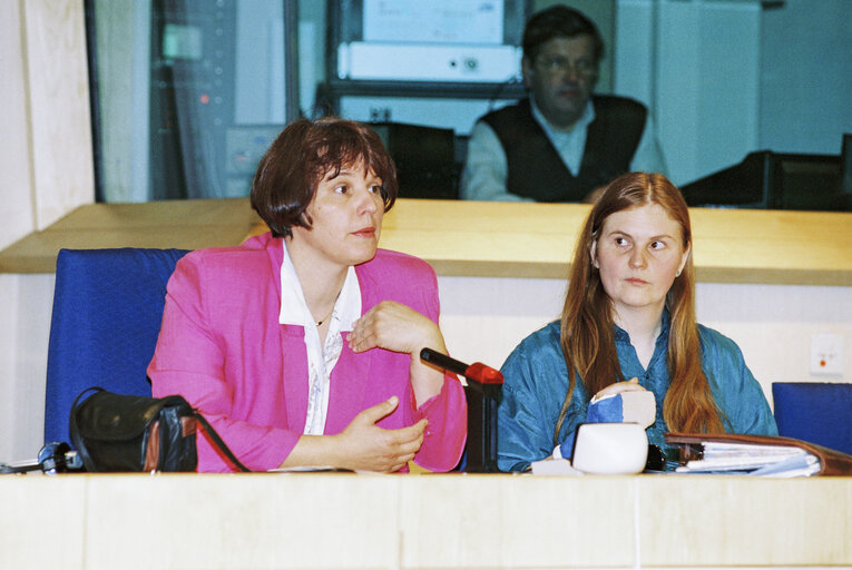 Meeting at the European Parliament in Brussels