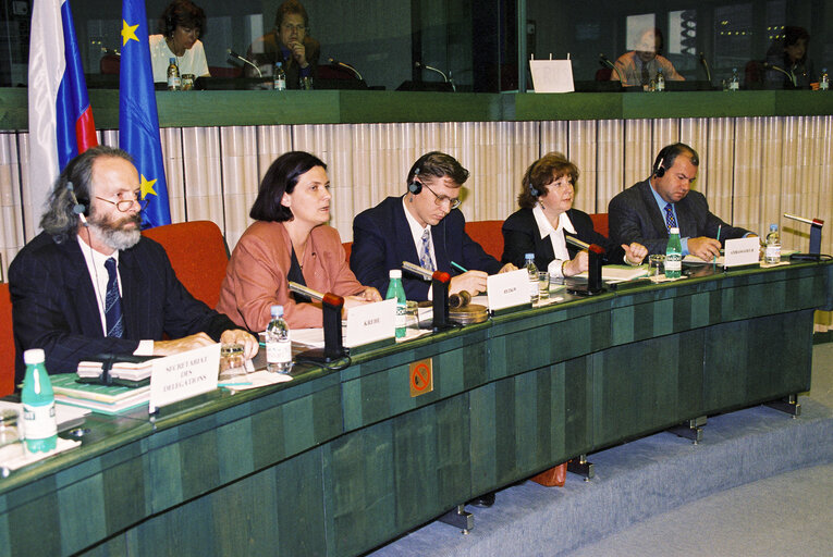 Foto 15: Opening session of the EU-Russia Parliamentary Cooperation Committee meeting