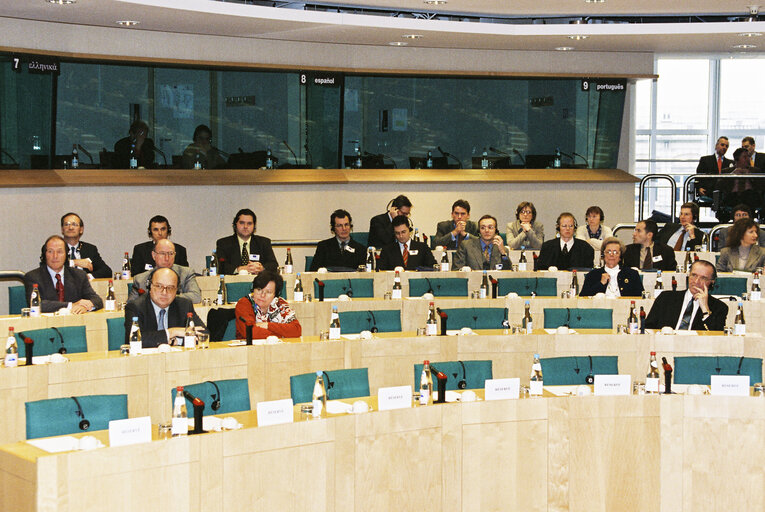 Photo 14 : Meeting in the European Parliament at Brussels