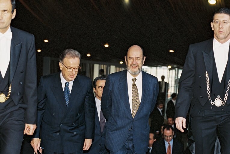 Fotografi 2: Visit of President of the Portuguese Republic at the European Parliament in Strasbourg